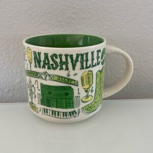 Starbucks Nashville Tennessee Been There Series Coffee Tea Mug Cup New No Box